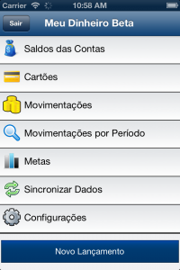Meu Dinheiro Mobile para Iphone