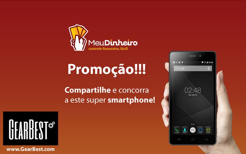 Promoção Meu Dinheiro & GearBest - Ano novo com celular novo