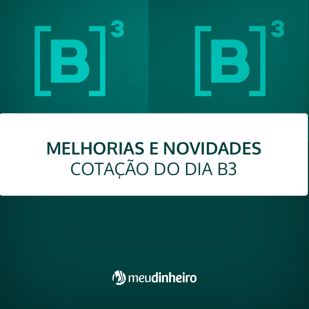 Meu Dinheiro Investimentos agora com cotação do dia da B3