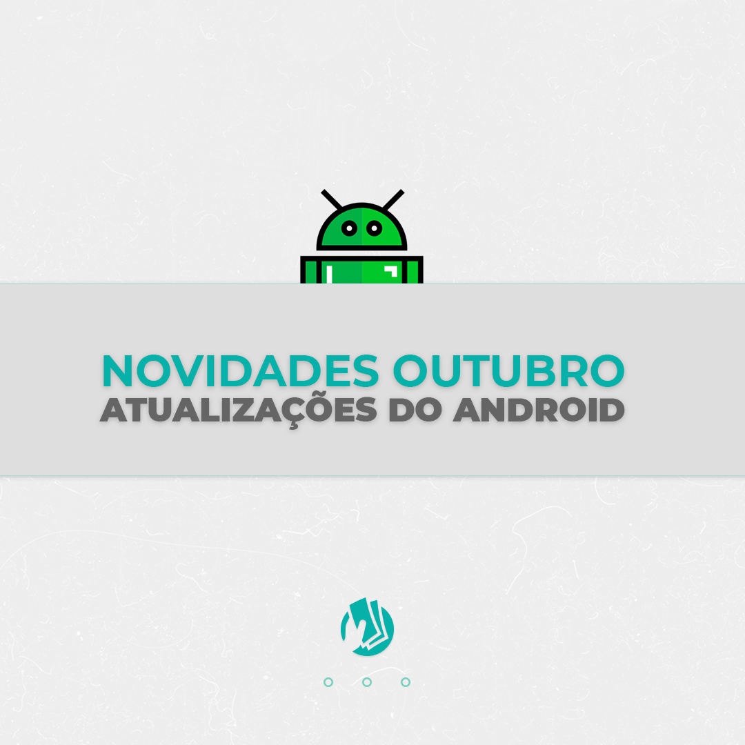 Novidades do app Android Outubro - Controle Financeiro