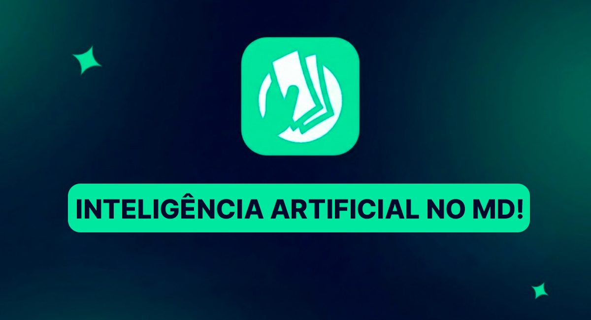 Novidades! A chegada da Inteligência Artificial no seu controle financeiro.